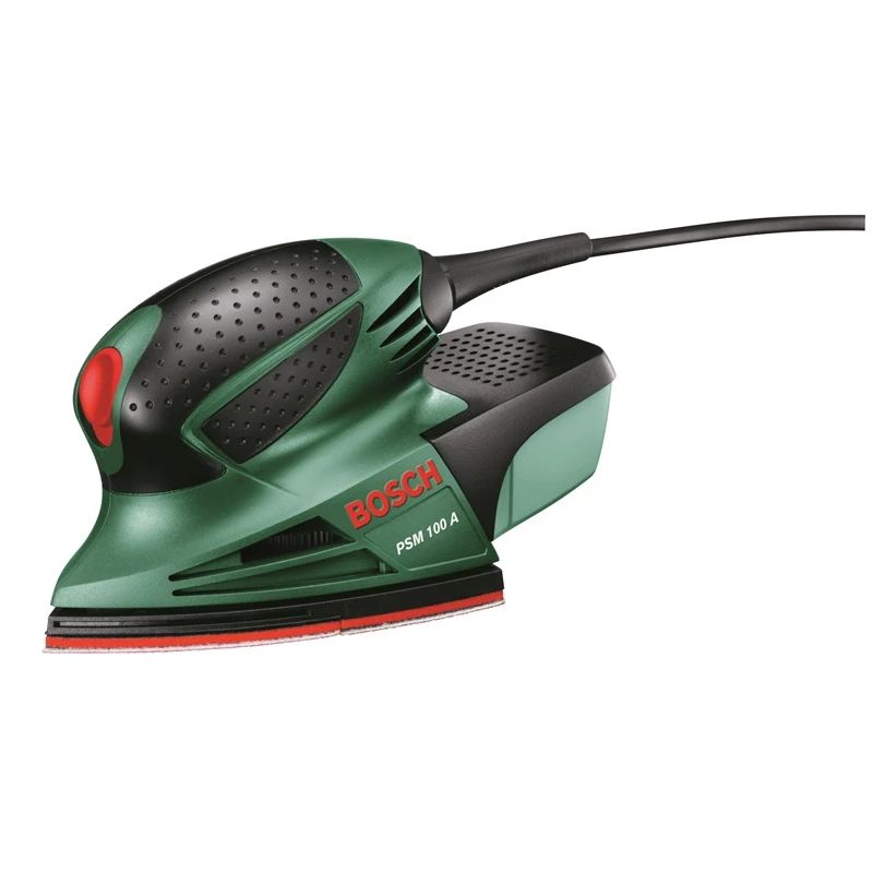 Elektriskā trīsstūra slīpmašīna Bosch Green PSM 100A. 100 W
